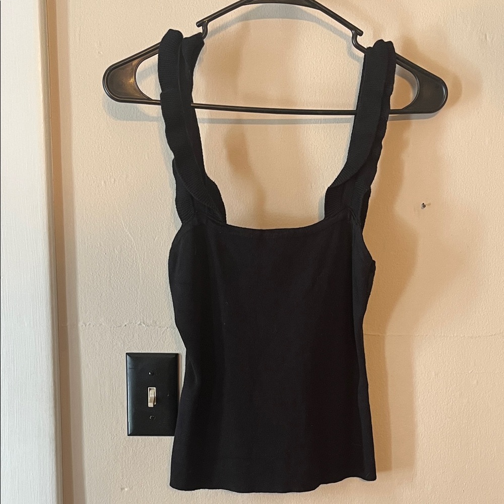Black Knit Top